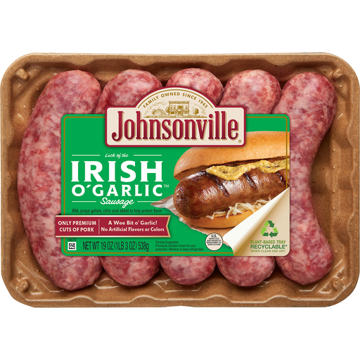Johnsonville Irish O'garlic 19oz