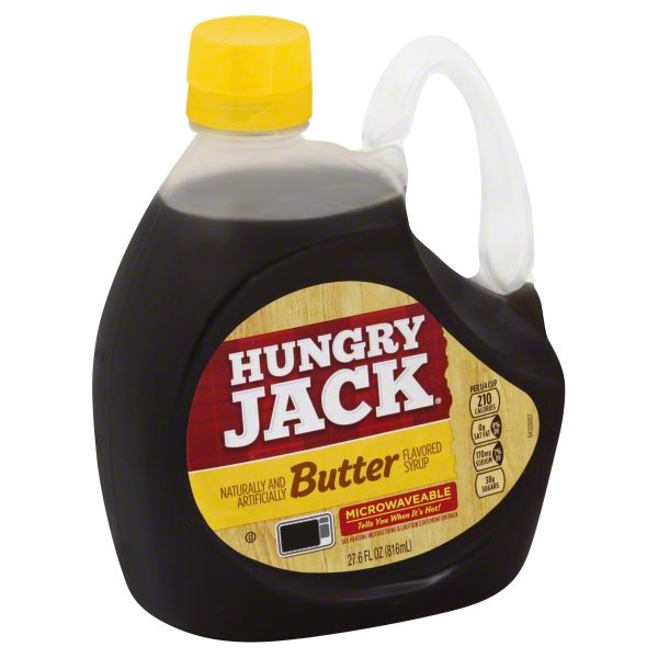 HUNGRY JACK BUTTER MAPLE SYRUP 27.6OZ