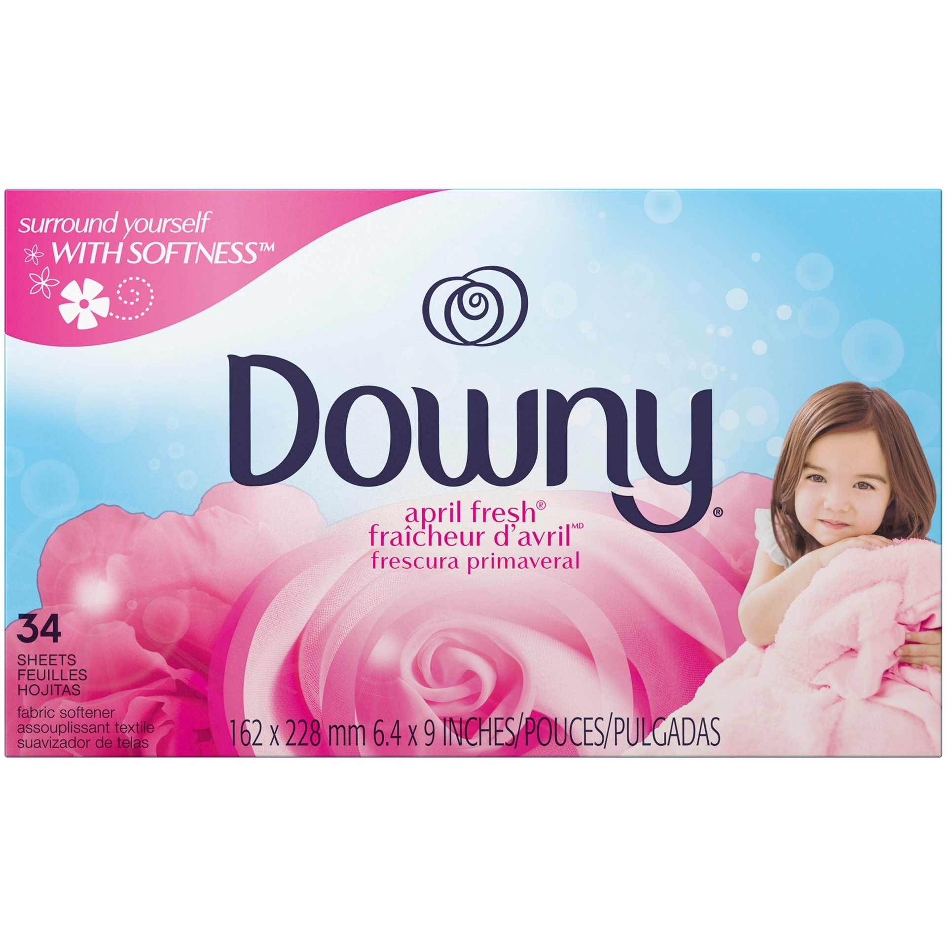DOWNY DRYER SHEETS - APRIL FRESH (34CT)