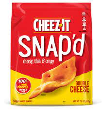 CHEEZ IT SNAP'D DOUBLE CHEESE 21g