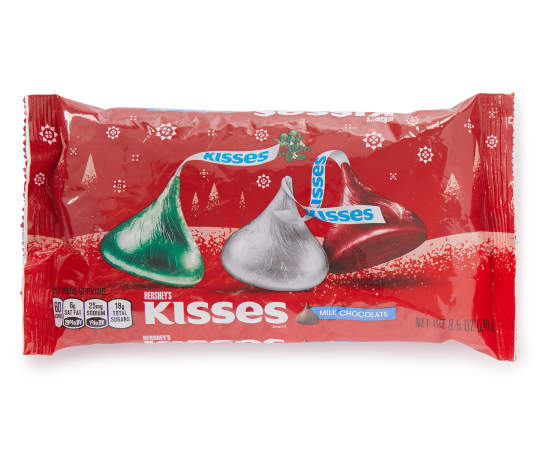 HERSHEY KISSES MILK (CHRISTMAS) 8.5OZ