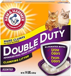 [11937] A&amp;H DOUBLE DUTY CAT LITTER 14LB