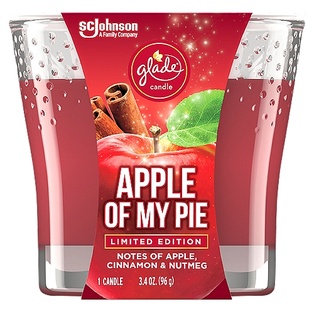 GLADE CANDLE APPLE OF MY PIE 3.4OZ