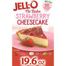 Kraft Jell-O NO BAKE STRAWBERRY CHEESECAKE