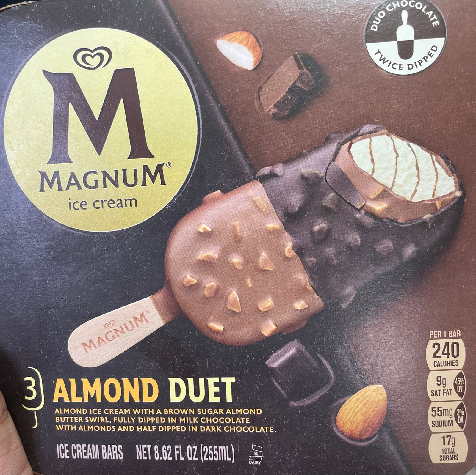 Magnum - Almond Duet 3pk