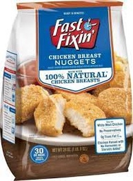[13985] FAST FIXIN CHICKEN BREAST NUGGETS 24OZ