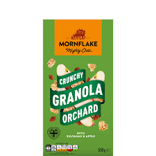 MORNFLAKE CRUNCHY GRANOLA ORCHARD 500G