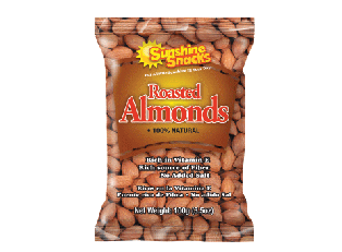 Sunshine Snacks Roasted Almonds 2PK  37G