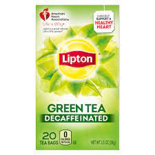 Lipton Green Tea Decaf 20ct 28g