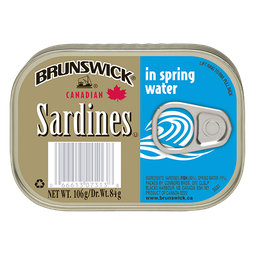 [00138] Brunswick Sardines In Spring Water NSA