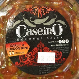 [00472] Caseiro Gourmet Salsa Garlic and Chadon Beni 8OZ