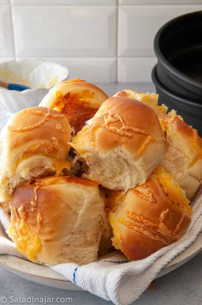 Linda's-Cheese and Pepper Dinner Roll