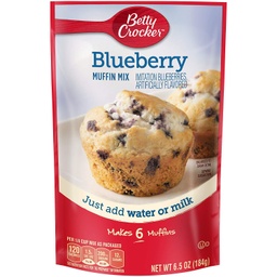 [00958] BettyC Pouch Muffin Mix Bluberry 6.5oz