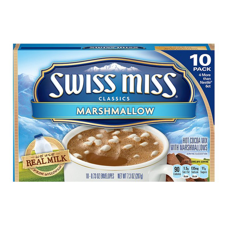 SwissMiss Cocoa W Marsh 10-1oz