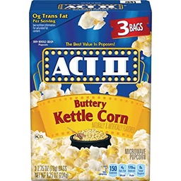 [01183] Act11 Popcorn Kettle Corn 8.25OZ