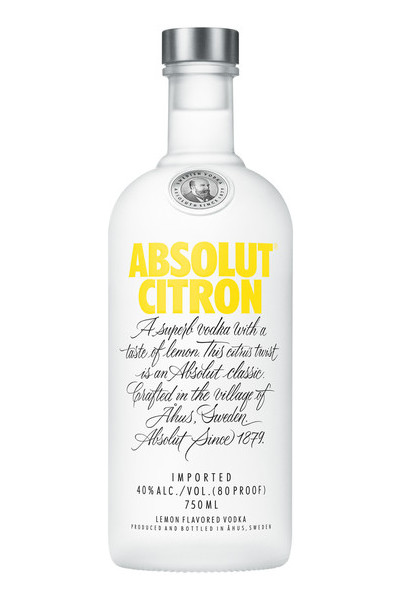 Absolut Vodka Citron