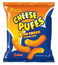 [01596] Sunshine Snacks Cheese Puffs 215G