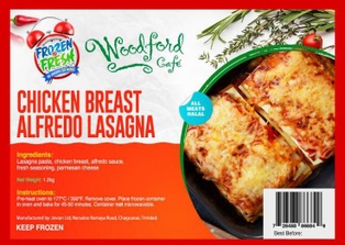 Woodford Cafe-Chicken Breast Alfredo Lasagna